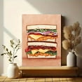 thumbnail image 6 of Delicious Sandwich Canvas Print/Wall Art，Perfect for Kitchen Decor，Dining Room Decor，Restaurant Decor，Cafe Decor，Home Decor., 6 of 8