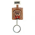 thumbnail image 1 of EGNMCR Home Decor, Room Decor, Wall Decor Wooden Key Home Keychain Solid Wood Bag Keyholder Keyholder Wooden Key Ring A chopper, 1 of 2