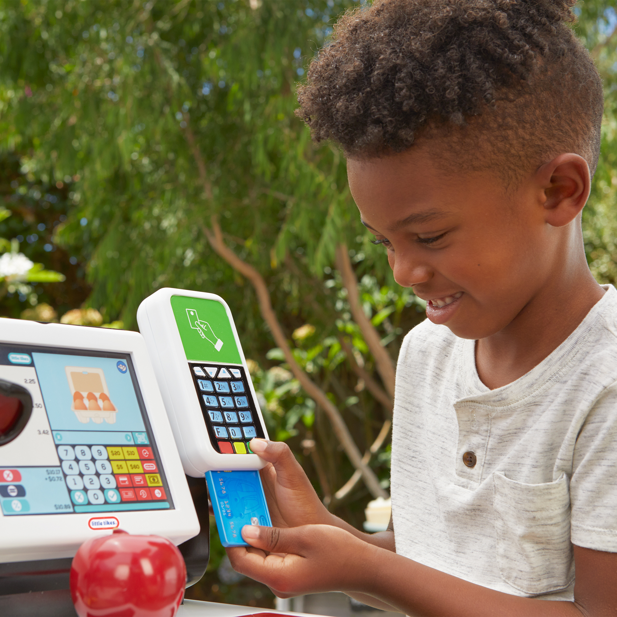 Little Tikes First Self-Checkout Stand Play Cash Register photo 5