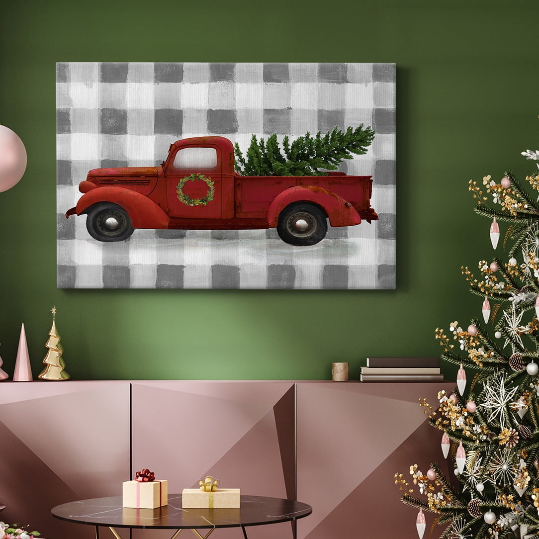 Buffalo Check Truck- Gallery Wrapped Canvas