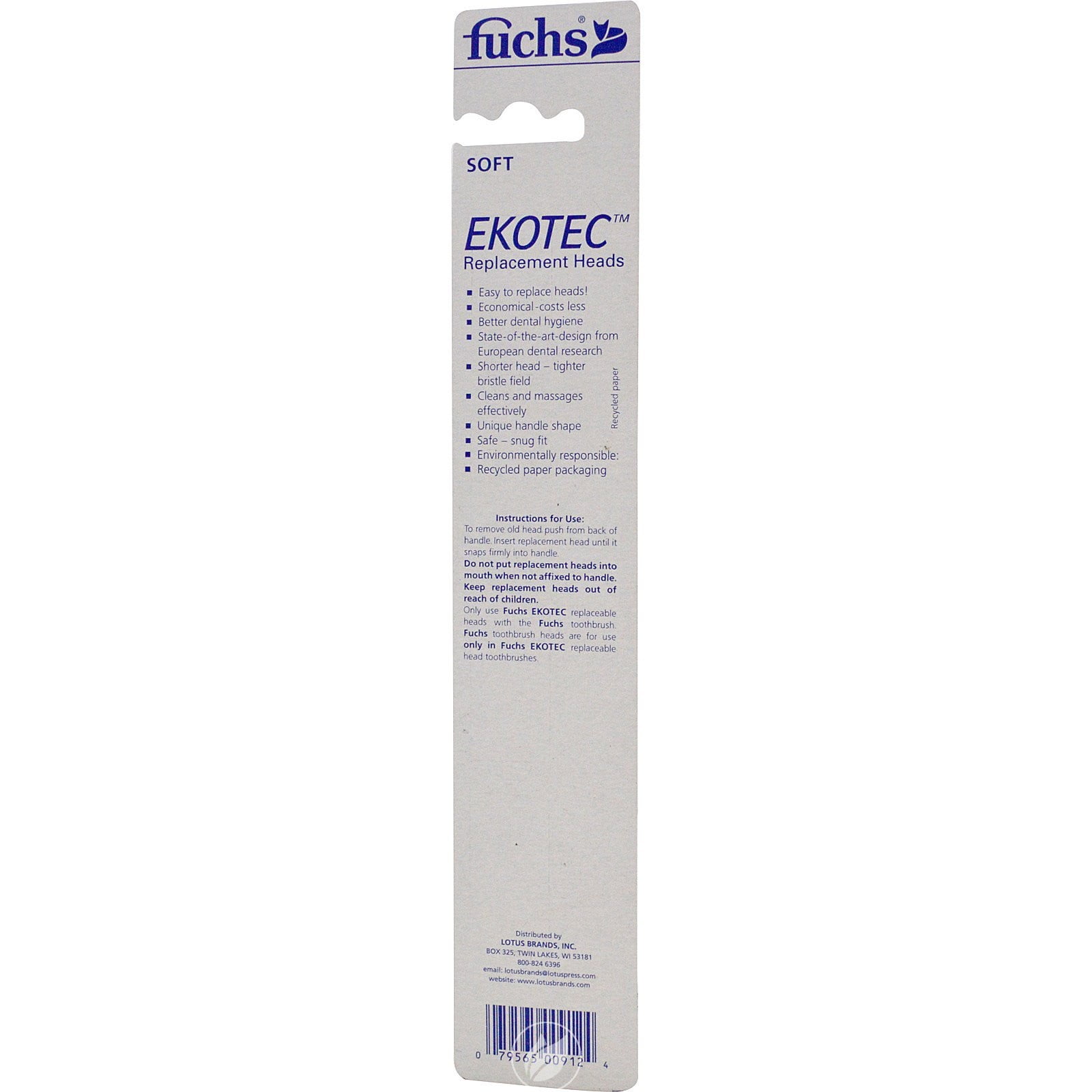 Professional Dental Supplies Ekotec Replaceable Refill Heads Soft