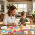 thumbnail image 4 of Valentine Sweet Treat Sand Art Kits for Kids  30 Sets DIY Ice Cream & Donut Sand Art Crafts with Colored Sands & Brushes, Classroom Valentine Exchange Gifts for Boys & Girls, 4 of 8