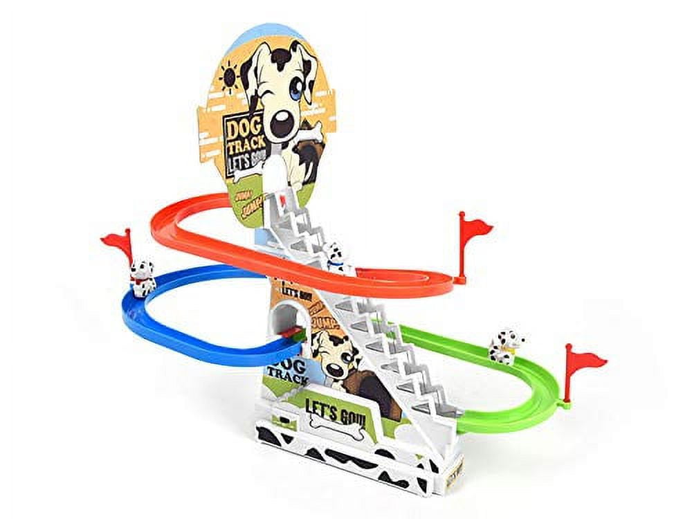 USToyOutlet Dog Days Puppy Track Racer - White