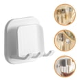 thumbnail image 4 of WHAMVOX 2pcs Self adhesive Wall Toothbrush Holder Mount for Bathroom, 4 of 7