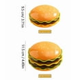 thumbnail image 3 of Lttoisl Stackable Hamburger Plate Set, 5 or 7 Layer Mini Dinner Plates, Plastic Burger & Sandwich Container, Reusable Food Prep Bowls for Western Fast Food & Creative Dishes, 3 of 8
