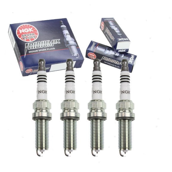 4 pc NGK Iridium IX Spark Plugs compatible with Toyota Prius Plug-In 1.8L L4 2012-2015