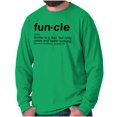thumbnail image 3 of Funcle Fun Uncle Definition Cool Men's Long Sleeve Tee T Shirt Brisco Brands 2X, 3 of 6