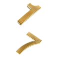 thumbnail image 1 of 2x señales de número de dirección de puerta numéricas, plástico dorado, número de edificios de habitación de puerta de Hotel autoadhesiva, peg Gloria Señal de número de puerta, 1 of 9