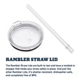 thumbnail image 4 of Tumbler YETI Rambler 1.25L w/ Handle & Straw Lid Stainless, 4 of 6
