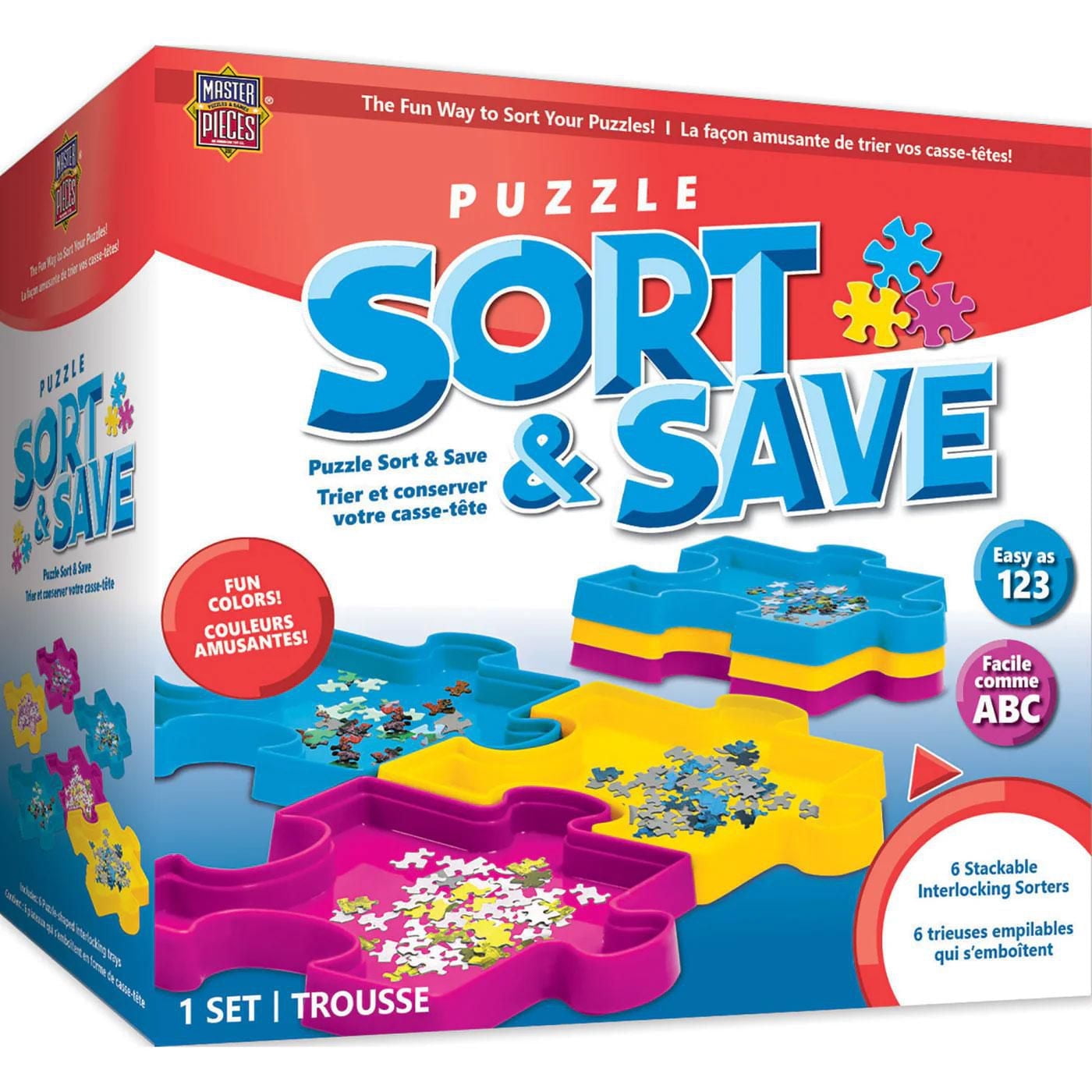 Masterpieces Puzzle Company Jigsaw Puzzle Sort & Save - Sorting Trays