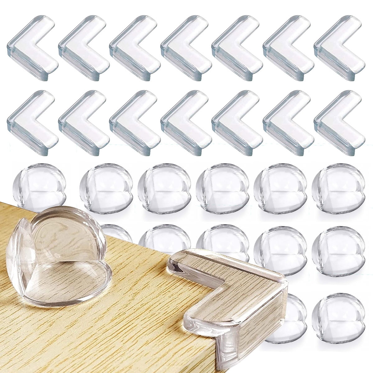 Buy Edge Corner Guards for Table Corners Safety, 30 Pack Clear