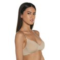 thumbnail image 2 of Hanes Womens ComfortFlex Fit Comfy Support Wirefree Bra, S, Nude Heather, 2 of 4