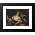thumbnail image 2 of Sebastiano Ricci 24x19 Black Modern Framed Museum Art Print Titled - Charity, 2 of 5