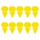 thumbnail image 1 of Trampas adhesivas para moscas trampa para frutas no tóxica de doble cara (girasoles) amarillo 10 Uds., 1 of 5