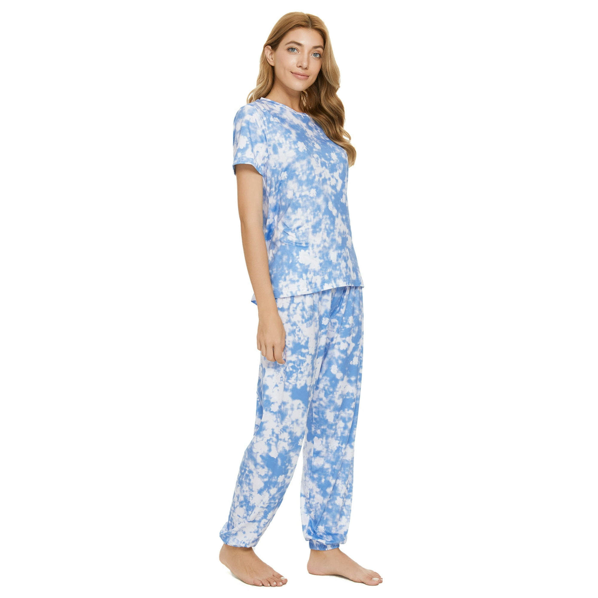 Ladies blue pyjamas hotsell