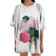 thumbnail image 1 of Blusa informal de manga corta con estampado geométrico de manga corta para mujer Fridja  gope2786, 1 of 6