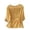 Z17 Yellow, variant on Embroidered Tops for Women 3/4 Sleeve Notched V-Neck Cotton Linen Top Lightweight Flowy Summer Casual Mexican Shirts 2026 L