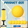 thumbnail image 2 of Mistayd 6 Pcs Game Ball 3.5 Inch Competitive Balls Soft Mini Volleyball Smash Ball Replacement Balls Outdoor Volleyballs with Pump, 2 of 5