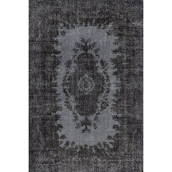 Black Oriental Area Rugs for Living Room Washable Rugs Boho Moroccan Area Rug Soft Neutral Geometric Bohemian Carpet Distressed Indoor Rug for Bedroom Dining Room Office Foldable Nonslip Rug