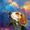 Beagle, variant on Orange Beach Chair Oil Painting Canvas Print Wall Art for Living Room Bedroom Hotel Cafe Resort Decor