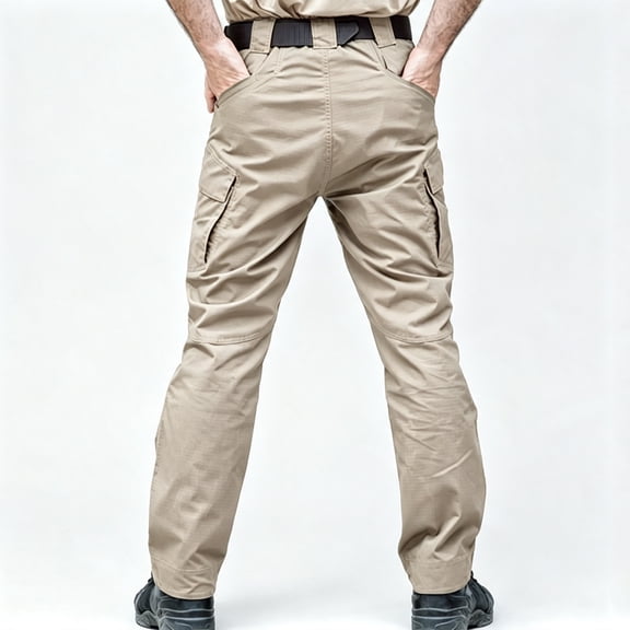 Men's Cargo Pants Stretch Fit 6 Pockets Outdoor Work Wear for Men S‑XXL