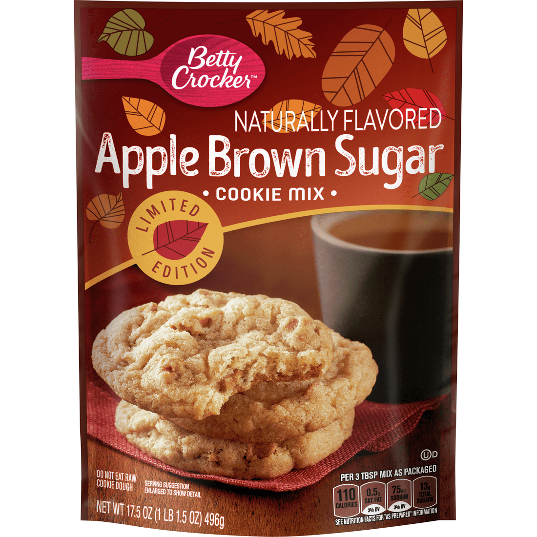 Betty Crocker Apple Brown Sugar Cookie Mix 17.5oz - Walmart.com
