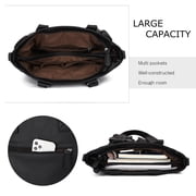 KL928 Large Tote Bag for Women Shoulder Crossbody Purses Hobo Bag (Black)