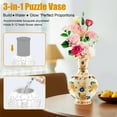 thumbnail image 6 of LED 3D Puzzle Vase, 200Pieces Puzzles for Adults,Puzzle Flower Vase for Home and Office Decor,Christmas Birthday Gifts for Women, 6 of 8