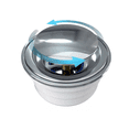 thumbnail image 1 of Coladera Redonda Push Acero Inox Anti-olores Fleximatic 2249, 1 of 4