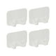 thumbnail image 1 of Wosthever 4 Uds. Gancho doble multifuncional para ropa, bolso, ganchos colgantes, colgador de alta resistencia, organizador, dormitorio, cocina, Accesorios de baño Blanco, 1 of 6