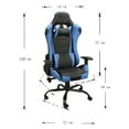 thumbnail image 4 of Gaming Chairs, Office Swivel Chairs, With Headrest And Lumbar Pillow, Blue, 4 of 8