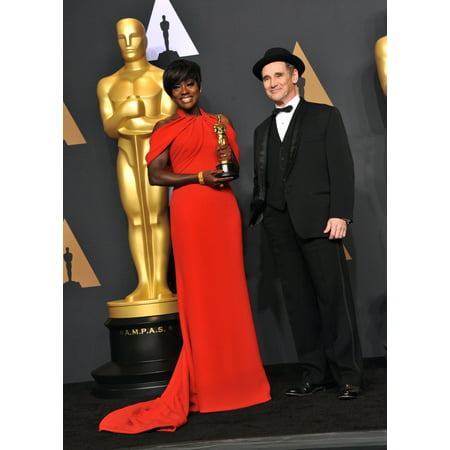 Viola Davis Best Supporting Actress For Fences Mark Rylance In The Press Room For The 89Th Academy Awards Oscars 2017 - Press Room The Dolby Theatre At Hollywood And Highland Center Los Angeles Ca