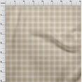 thumbnail image 4 of oneOone Polyester Spandex Light Brown Fabric Check Dress Material Fabric Print Fabric By The Yard 56 Inch Wide, 4 of 4
