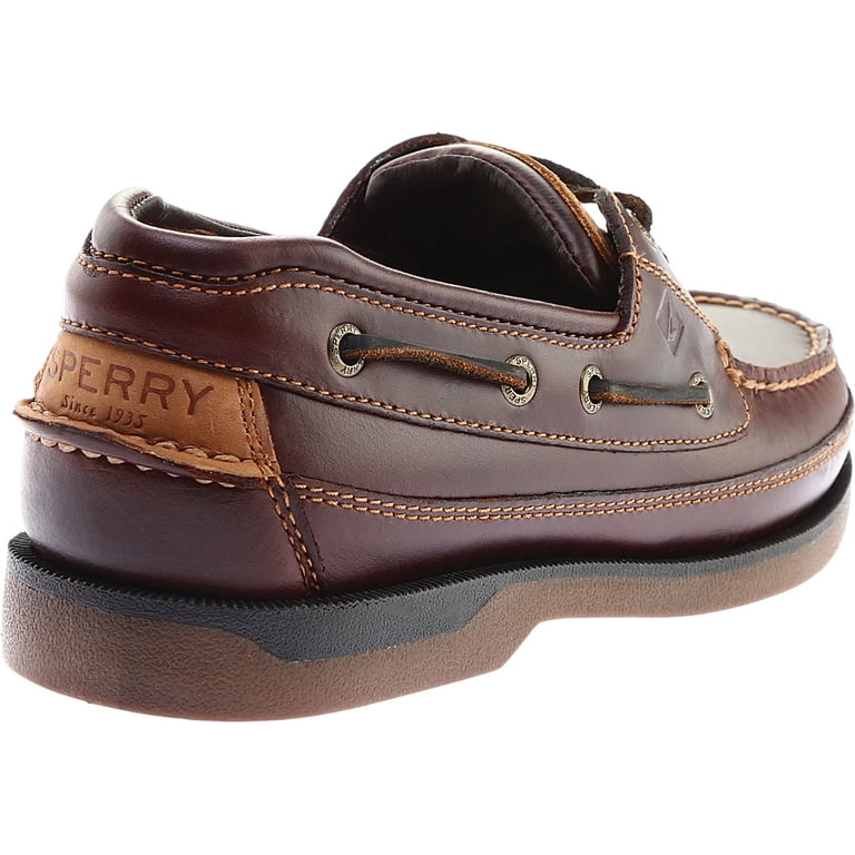 Sperry mens Mako 2-eye Boat Shoe, Amaretto, 10.5 Narrow US  display picture 2