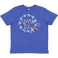 thumbnail image 3 of Inktastic Alaska Girl Forget-Me-Not Flower Youth T-Shirt, 3 of 5
