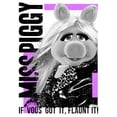 thumbnail image 2 of Boy's The Muppets Miss Piggy Flaunt It  Graphic Tee White X Small, 2 of 5