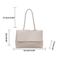 thumbnail image 2 of Large Capacity Shoulder Bag For Women Stylish Minimalist Tote Handbag Design Purse Spacious Work Bag, 2 of 4