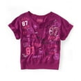 thumbnail image 2 of Aeropostale Womens Live Love Dream Pajama Sleep T-shirt, Purple, Juniors, X-Small, 2 of 2