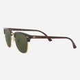thumbnail image 3 of RB-Hip Hop-sunglasses Clubmaster Green Lenses Tortoise Frame RB3016 Men / Women New, 3 of 5