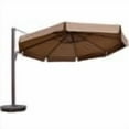 thumbnail image 3 of Island Umbrella Victoria 13-ft Octagonal Cantilever Patio Umbrella with Valance in Stone Sunbrella® Fabric, 3 of 9