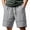 Gray, variant on EOYWHK Mens Shorts Quick Dry with Pockets Elastic Waist Drawstring Sports Shorts for Men Soft Lightweight Breathable Casual Activewear Black, Size L