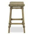 thumbnail image 5 of Uttermost Everglade 26.5" Transitional Sea Grass & Wood Counter Stool in Natural, 5 of 6
