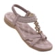 thumbnail image 4 of Zapatos para caminar con diamantes de imitación a la moda sandalias de vestir bohemias con punta abierta elegantes para mujer, 4 of 9