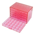thumbnail image 4 of Nail Arts Storage Box de 120 cuadrículas Organizador de joyas para chillidos de cuentas de aretes Rosa, 4 of 8