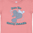 thumbnail image 4 of Inktastic Save the Chubby Mermaids with Cute Manatees Boys or Girls Baby T-Shirt, 4 of 5