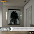 thumbnail image 4 of Sunlite LED Bar Vanity Light Fixture, Color Temperature Selectable 3000K/ 4000K/ 5000K, Brushed Nickel, 4 of 7