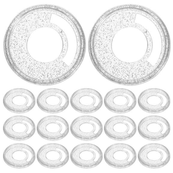 50-Pack Plastic Loose Leaf Binder Discs for Discbound Notebooks, Planner Expansion, and Flexible