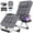 Fossil Gray, variant on Oswerpon Oversized XL Padded Zero Gravity Lounge Chair, 500-Lb Folding Recliner with Upgraded Lock, Cup Holder, Removable Cushion, Pillow and Footrest for Patio Indoor Outdoor Office, Beige