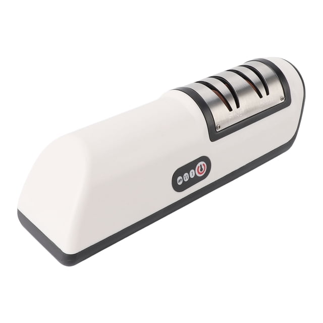 Electric Knife Sharpener, Automatic Rechargeable Fast Easy Storage 5V Multi Functional Professional Electric Knife Sharpener for Household