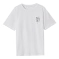 thumbnail image 3 of Camiseta de manga corta para mujer, camiseta de cuello redondo de corte regular para compras navideñas M, 3 of 8